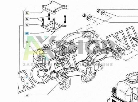 24-1008019 Прокладка межколлекторная