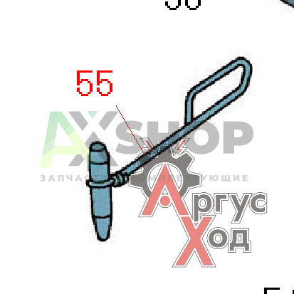 8.61.022 Выколотка пальцев гусеницы