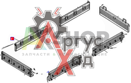 4310-8502010 Борт № 1 боковой правый в сборе