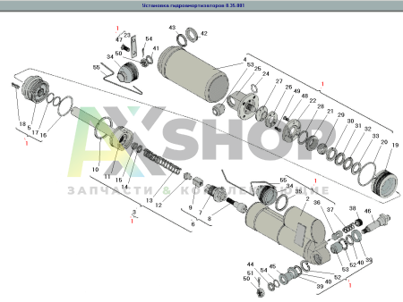 8.35.010 КН Амортизатор гидравлический