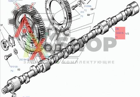 238-1006015-Г3 Распредвал