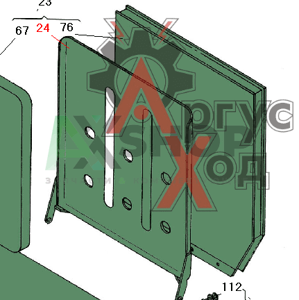 6.45.035 Каркас спинки