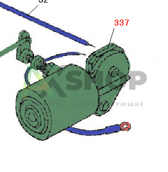 СЛ229 (СЛ231Б) Редуктор стеклоочистителя с электродвигателем