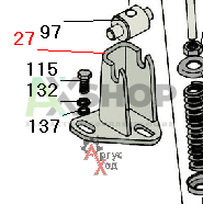 6.22.050 Кронштейн сервопружины