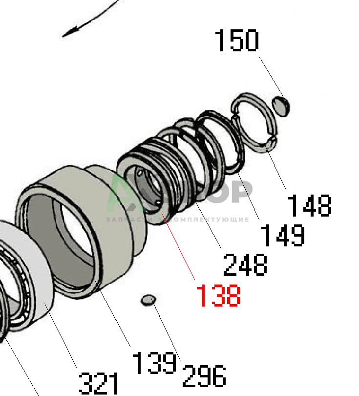 8.10.248 Шайба маслоподвода