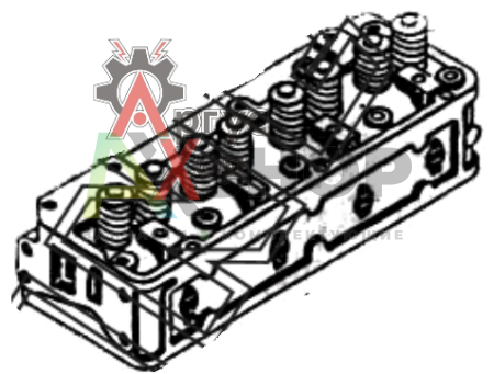 414-1003007 Головка блока цилиндров с клапанами в сборе