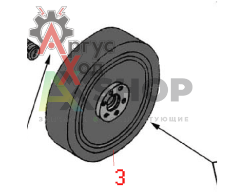 8.32.019 Каток опорный в сборе
