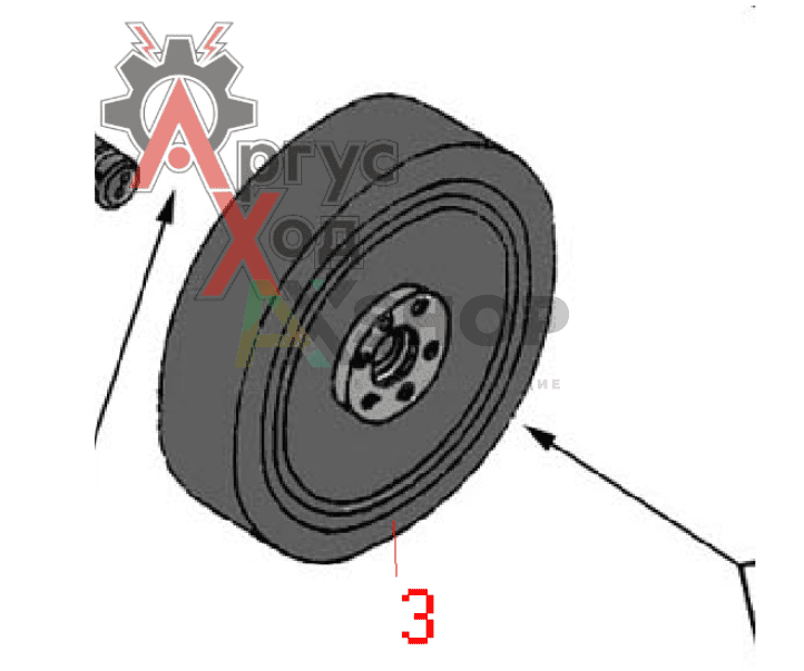 8.32.019 Каток опорный в сборе