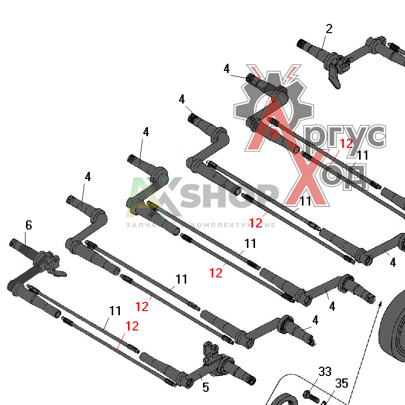 8.32.109 Торсион правый