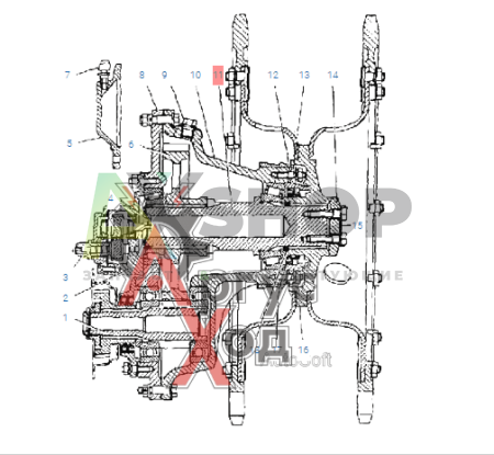 3403-2607036 Вал ведомый