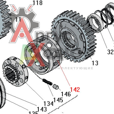 8.10.254 Конус синхронизатора наружный