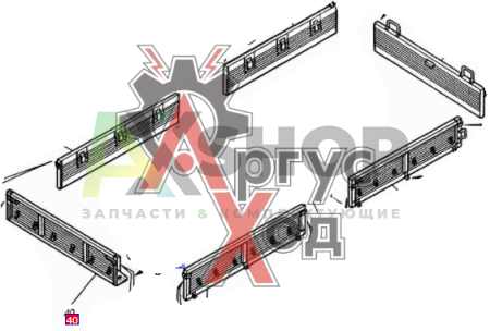 4310-8504010 Борт передний в сборе