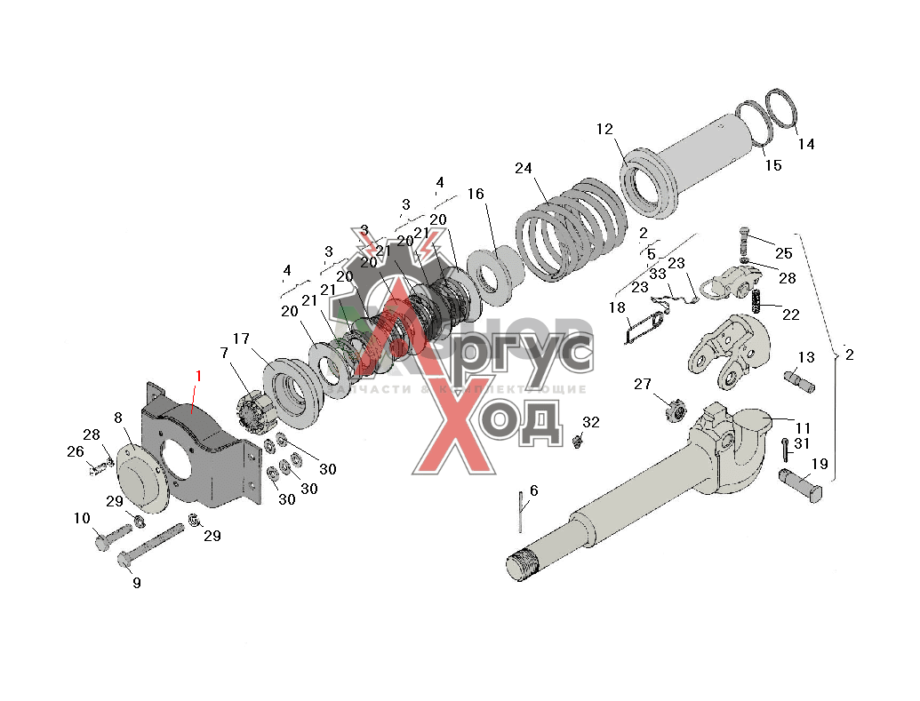 6.45.048 Скоба в сборе