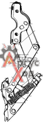 130-8402531 Навеска капота левая в сборе