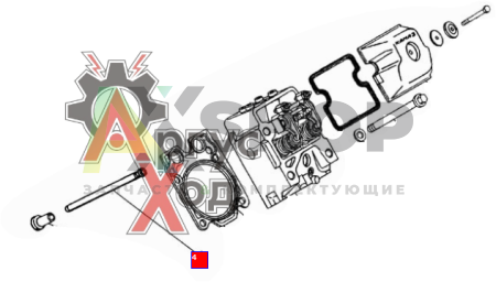 740.21-1007176 Штанга толкателя КАМАЗ-ЕВРО L=355мм
