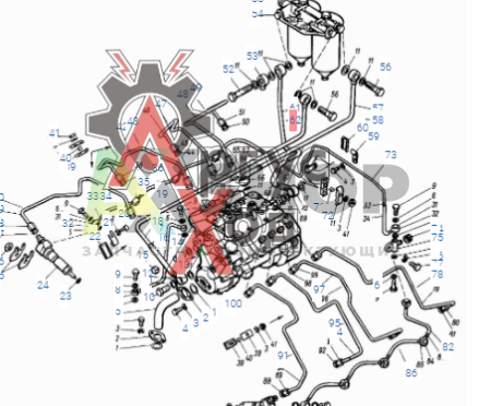 740-1104384-02 Трубка топливная отводящая низкого давления ТМК