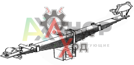 5320-2902007 Рессоры передние  в сборе 15 лист