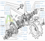 71-3202010 Колесо ведущее ОШ (13 зуб., D=65 мм)