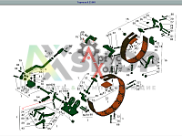 6.23.014 Валик рычага тормозной камеры левый в сборе