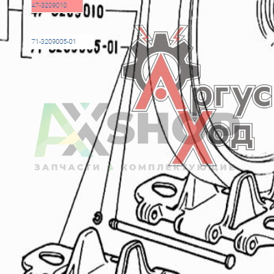 47-3209010 Кольцо пальца гусеницы