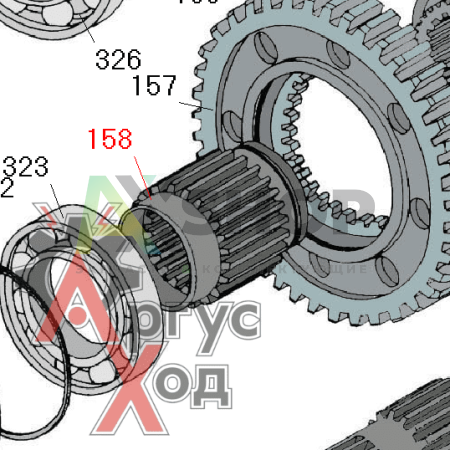 8.10.309 Муфта зубчатая