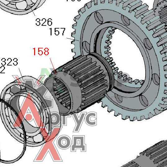 8.10.309 Муфта зубчатая