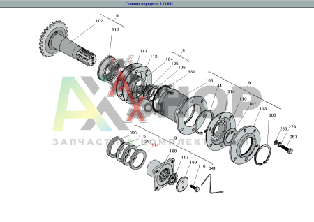 8.10.213 Обойма уплотнения