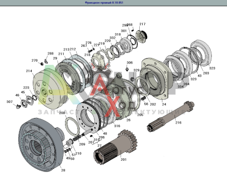 8.10.051 КН Фрикцион правый