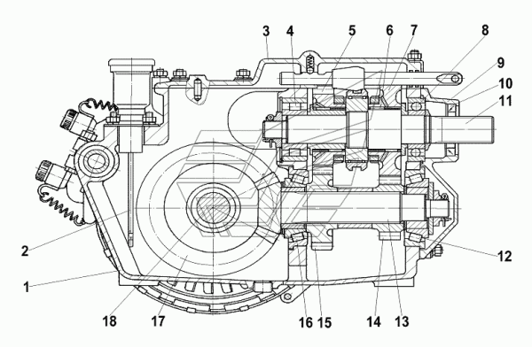 34036-2600010-50 Главная передача в сборе