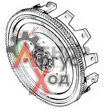 740.1005115-10 Маховик в сборе