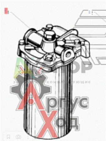 204А-1105510-Б Фильтр грубой очистки топлива в сборе