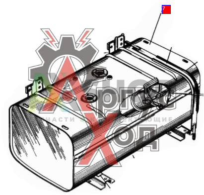 5410-1101010-10 Бак топливный 125 л