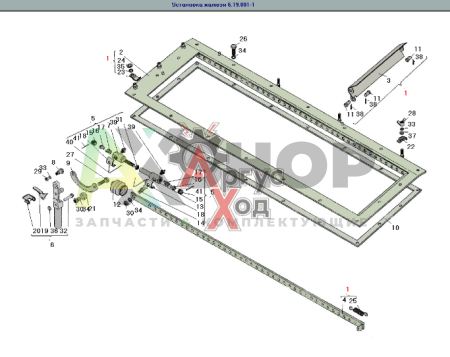 6.19.011-1 Жалюзи в сборе