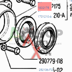 41-1802175 Манжета 51х76х9,5