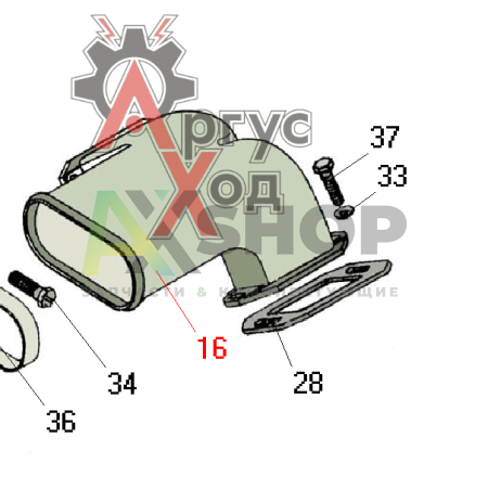 8.09.101 Патрубок соединительный впускных коллекторов