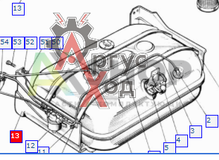 130-1101104-В Кронштейн крепления топливного бака передний