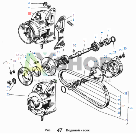 236-1307010-А2 Насос водяной