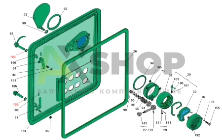 6.47.016-1 Крышка люка в сборе
