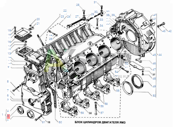 201-1005034-Б3 Сальник 2.3-64х95-2