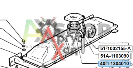 40П-1304010 Пробка радиатора в сборе
