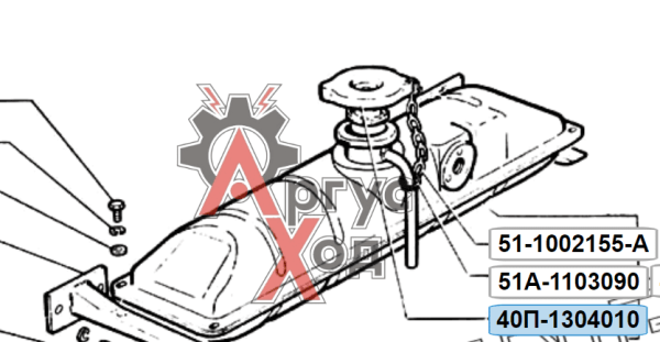 40П-1304010 Пробка радиатора в сборе