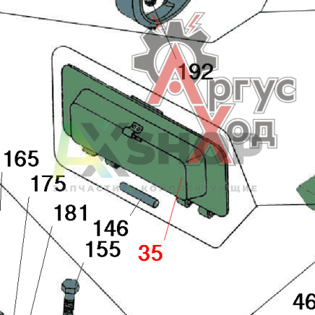 6.47.057 Крышка в сборе