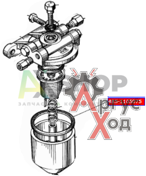 485-1105075 Прокладка крышки фильтра-отстойника