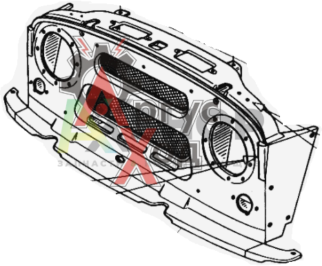 469-8401110 Облицовка радиатора в сборе