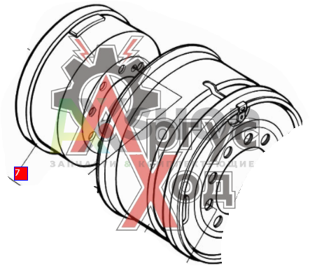 4310-3501070 Барабан тормозной