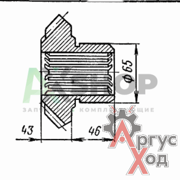 21.10.117-5 Шестерня коническая ведомая