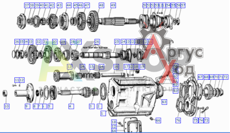 130-1700010-10 Коробка передач
