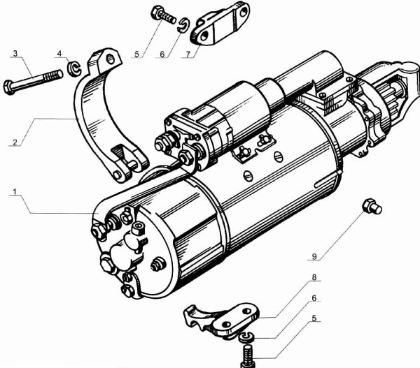 Стартер 2501.3708-01