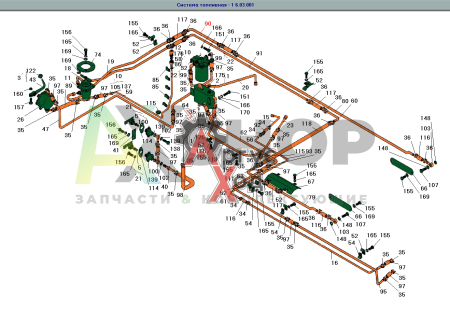 6.03.227 Труба заборная к крану правая