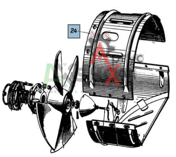 41-3224120 Диффузор водомета верхняя часть